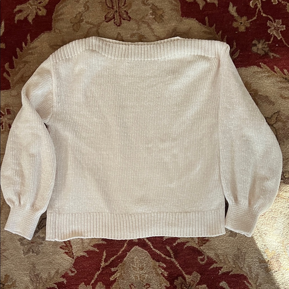 Tommy Bahamas Elegant cream boat neck Women's Sweater
